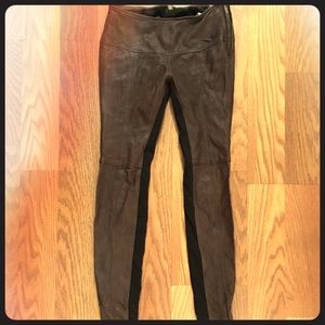 Abercrombie genuine leather pants brown 00